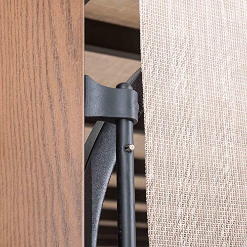 Sunjoy 110105005 Pergola Black/Brown
