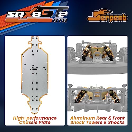 Serpent SRX8 GTE 4WD Brushless RC Car RTR Painted Body