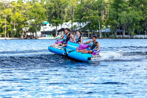 AIRHEAD Booyah 3 Towable Tube 3-Rider Blue/Purple