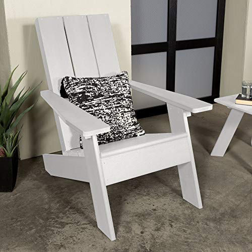 Highwood Italica Modern Adirondack 4pc Set White