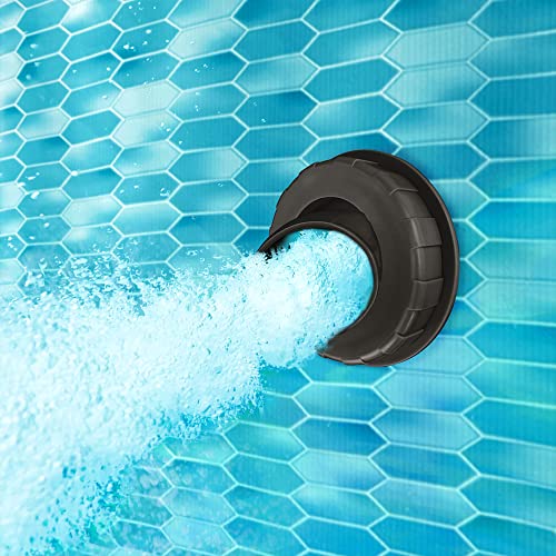 Funsicle Oasis Designer Above Ground Pool Dark Herringbone