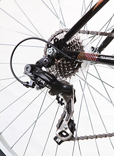 Titan Women's Mountain Bike 21-Speed Suspension 17-Inch Frame Black and Teal