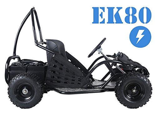 SmartDealsNow Electric Kids Go-Cart Black