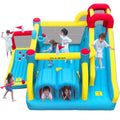 ELEMARA 7-in-1 Inflatable Bounce House with Slide and Golf Area Blue