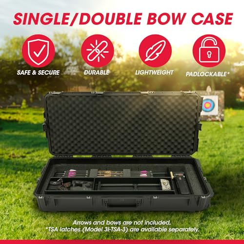 SKB iSeries Compact Ultimate Hard Exterior Waterproof Bow Carrying Case Multi