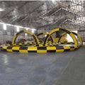 Inflatable Zorb Ball Race Track for Adults 66.6' x 33.3'