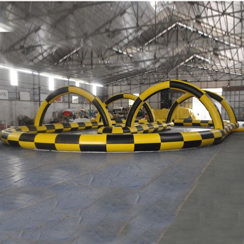 Inflatable Zorb Ball Race Track for Adults 66.6' x 33.3'