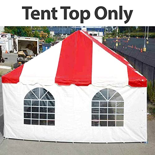 TentandTable 20-Foot x 30-Foot Tent Top Red
