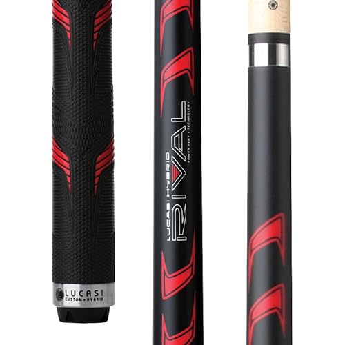 Lucasi Hybrid LHRV21 Rival Series Pool Cue Red