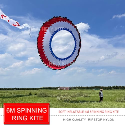 Yingfeida HFLY Giant 6m Inflatable Spinning Ring Kite Colorful