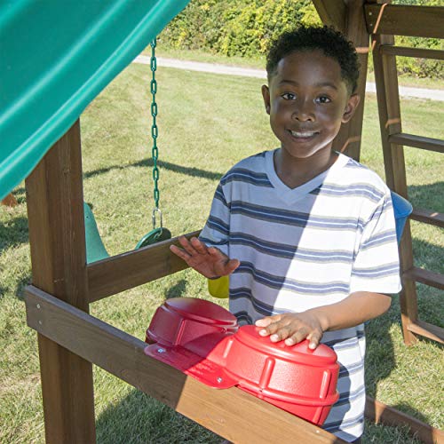 Swing-N-Slide Knightsbridge Plus Swing Set Wood Green