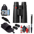 Leica 8x50 Ultravid HD-Plus Binoculars with Backpack, Monopod, Cleaning Set, Cap Keepers, and Neck Strap