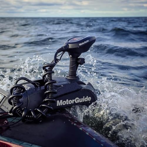 MotorGuide Xi5 Freshwater Trolling Motor Wireless Bow Mount 48-inch Shaft 55-Pound Peak Thrust Sonar GPS Black