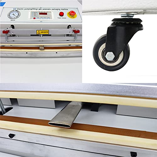 HayWHNKN Commercial Vacuum Sealer Machine 60cm Sealing Bar 110V