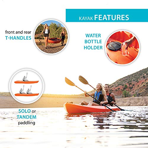 Lifetime Kokanee Sit-On-Top Kayak Orange