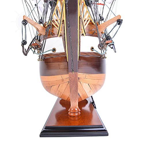 Old Modern Handicrafts USS Constellation Ship Model Red