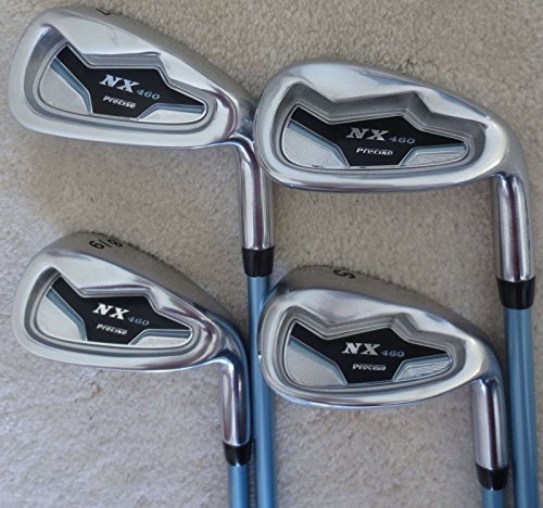 Ladies Light Blue/White Golf Set with Driver, Fairway Wood, Hybrid, Irons, Putter & Bag