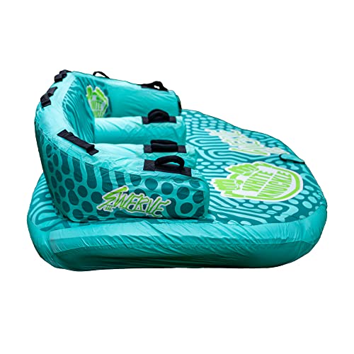 White Knuckle The Swerve 3 Towable Tube Green