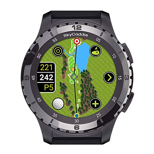PlayBetter SkyCaddie LX5C Golf GPS Watch - Touchscreen Golf Range Finder Smartwatch w/Ceramic Bezel, 35K Courses & Digital Scorecard - SkyCaddie LX5C