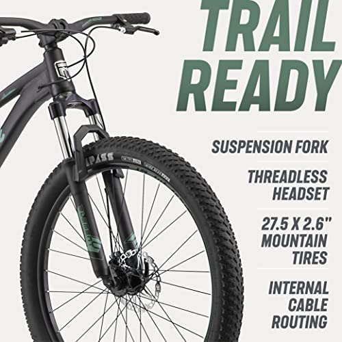 Mongoose Impasse Mountain Bike Matte Black