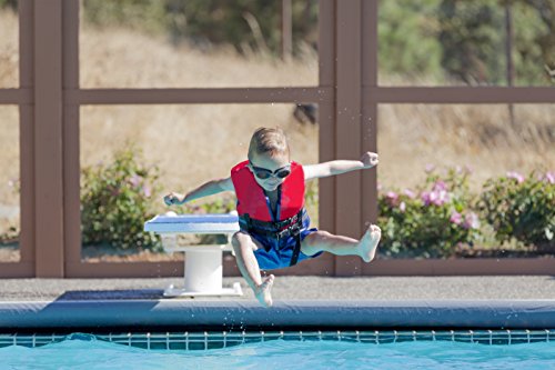 S.R. Smith 66-209-576S2B Diving Board 6-Foot Radiant White Blue TrueTread