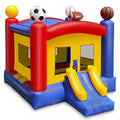 Cloud 9 Commercial Grade Sports Bounce House 100% PVC 17' x 13' Multicolor Inflatable