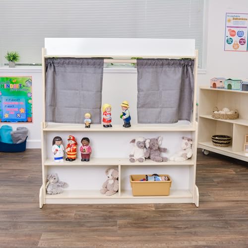 Angeles Puppet Theatre with Dry Erase Board Wooden