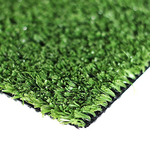 Petgrow Synthetic Artificial Grass Turf with Drainage Holes & Rubber Backing Green 9FT x 82FT