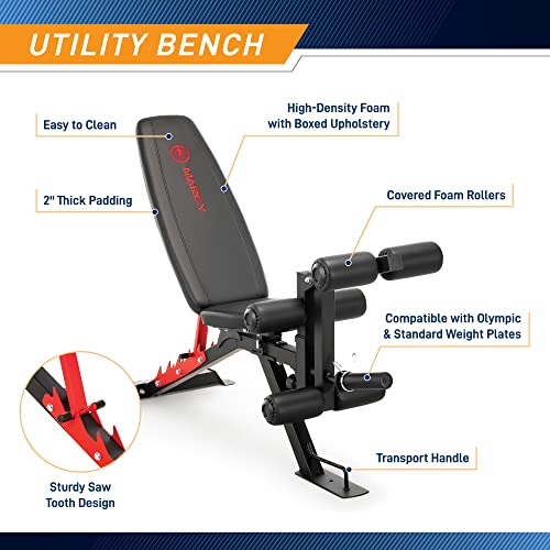 MARCY Power Cage System with Adjustable Weight Bench SM-7393 Multi