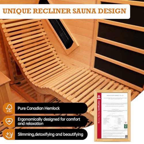 amocane 2 Person Cedar Sauna