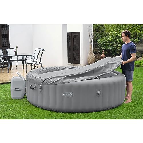 Bestway SaluSpa Grenada AirJet Inflatable Hot Tub Gray