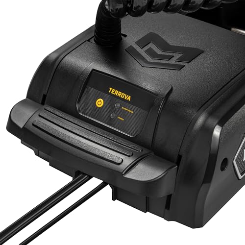 Minn Kota Terrova Quest 90/115 lb. Thrust Trolling Motor 45" Shaft MEGA Side Imaging Wireless Remote Black