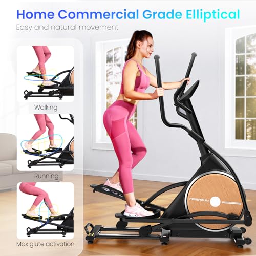 FEIERDUN Elliptical Machine Black