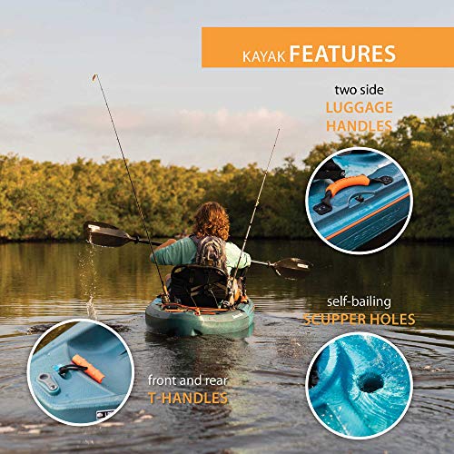 Lifetime Tamarack Pro 103 Sit-On-Top Kayak Greenish Blue