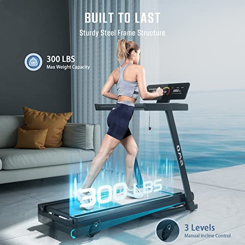 OMA Folding Treadmill Black