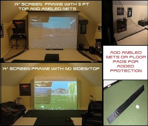 SPECTRUM GOLF SIMULATORS Golf Impact Screen Poly Spacer White