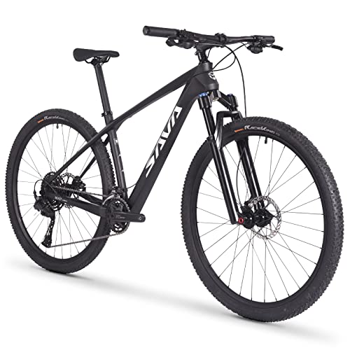 SAVADECK Carbon Fiber Mountain Bike Black
