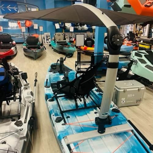 TACO Marine ShadeFin Mini with Bag & Kayak Mount Silver