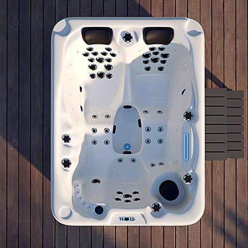 SymbolicSpas Outdoor Hydrotherapy Bathtub Whirlpool SPA SYM6016A - 51 Jets