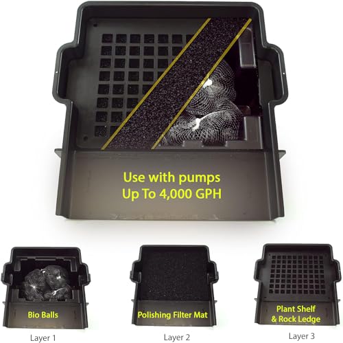 HALF OFF PONDS Savio Select 3000 Water Garden and Pond Kit with EPDM Rubber Liner Black