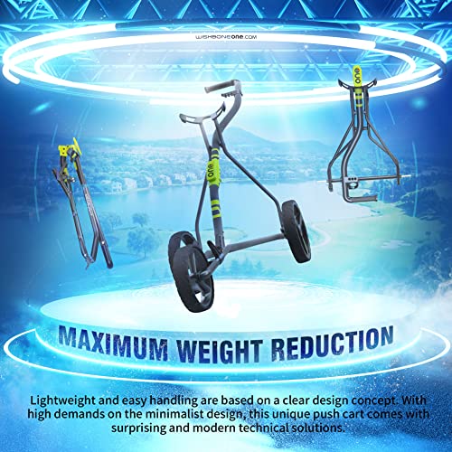 WishboneGolf Wishbone One Golf Push Cart Lime