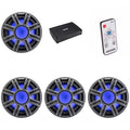 KICKER MWF 10-Inch Premium Marine Subwoofer & 51KXMA15001 Marine Amp Bundle