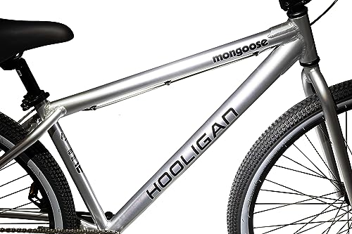 Mongoose Hooligan AL Adult BMX Bike Silver