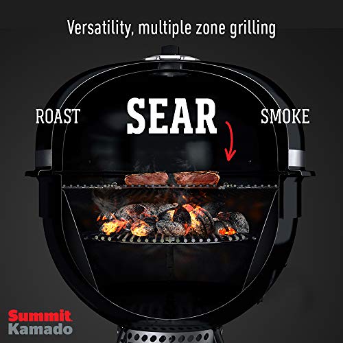 Weber Summit Kamado E6 Charcoal Grill Black