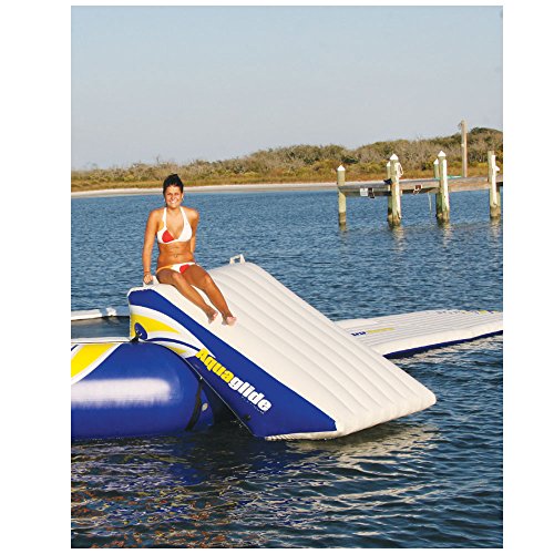 AQUAGLIDE Plunge Slide Water Trampoline Attachment Multicolor