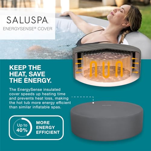 Bestway SaluSpa Grenada AirJet Inflatable Hot Tub Gray