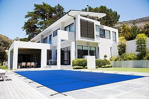 WaterWarden Inground Pool Safety Cover 25' x 45' Blue Mesh