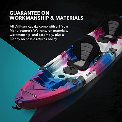 Driftsun Teton 120 Hard Shell Kayak Pink/Blue