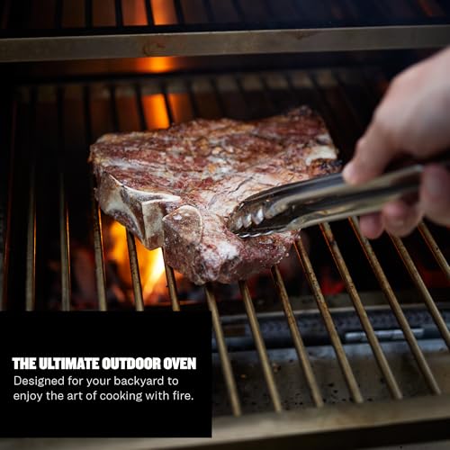 Keveri Multi-Purpose Charcoal Oven Outdoor Grill Red Medium Rare