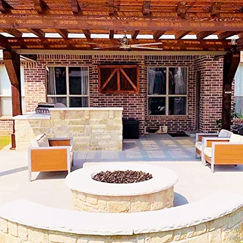Pergola World Outdoor TV Enclosure Western Red Cedar Unstained/Raw